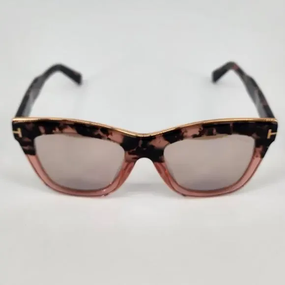 Tom Ford Julie Semi Cat Eye Tortoise Shell Women's Sunglasses - Picture 3 of 13